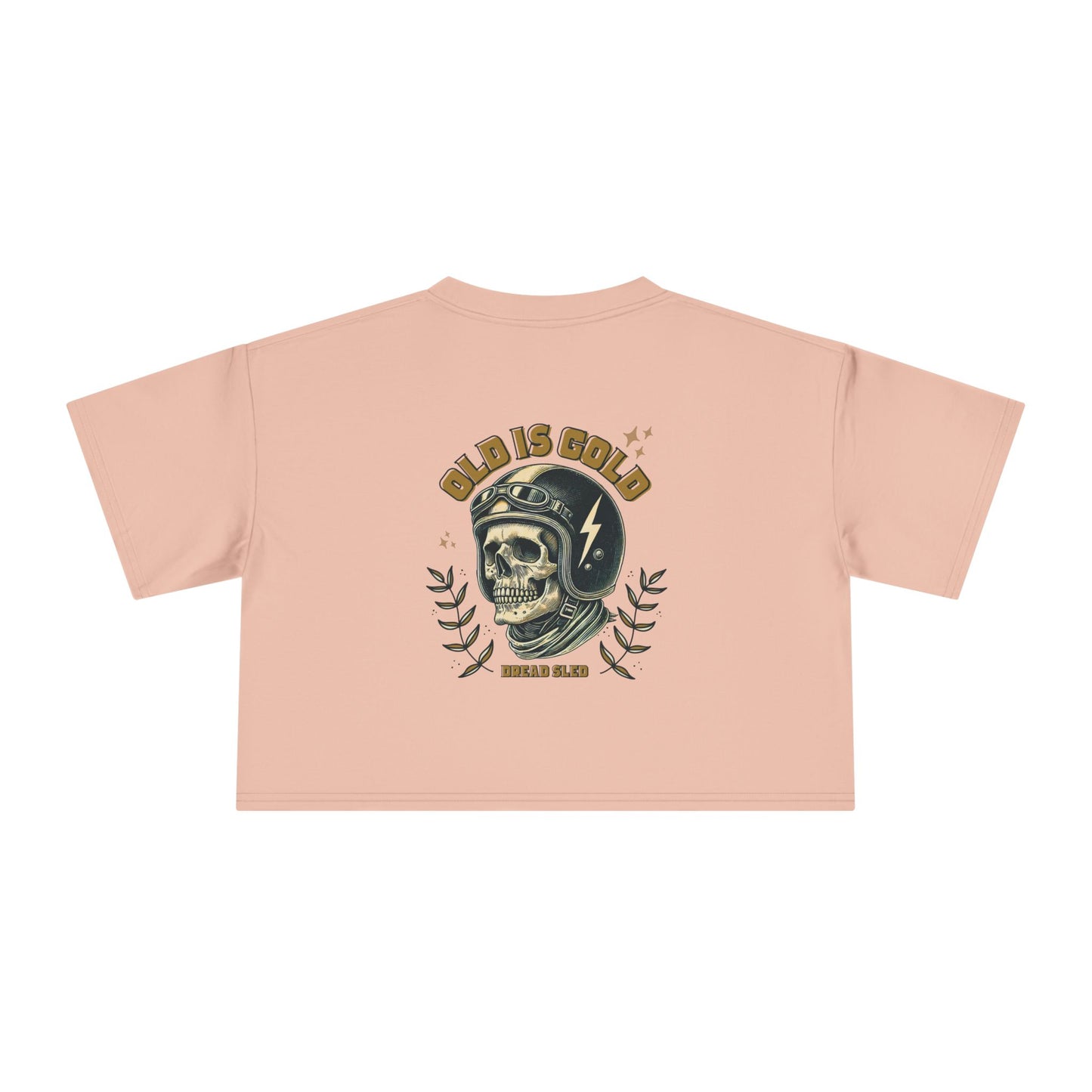 'Old is Gold' Wrenched & Cropped – Women’s Crop Tee