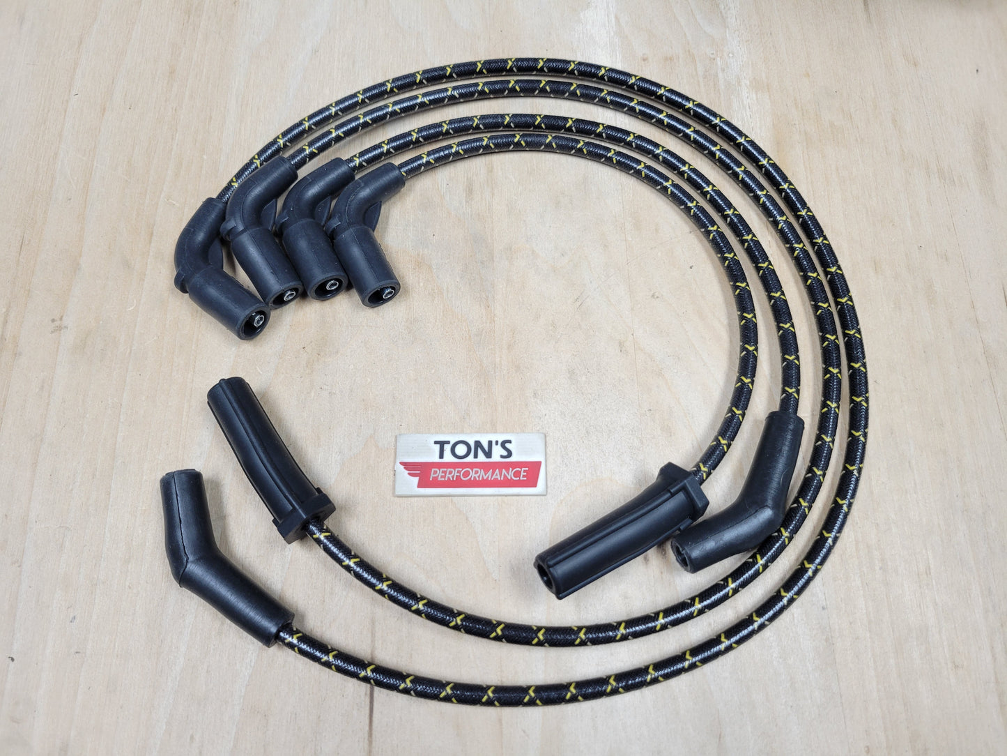 Cloth Braided 8mm Harley Davidson 2017-2023 M8 Road King / Street Glide FLHX Spark Plug Wires