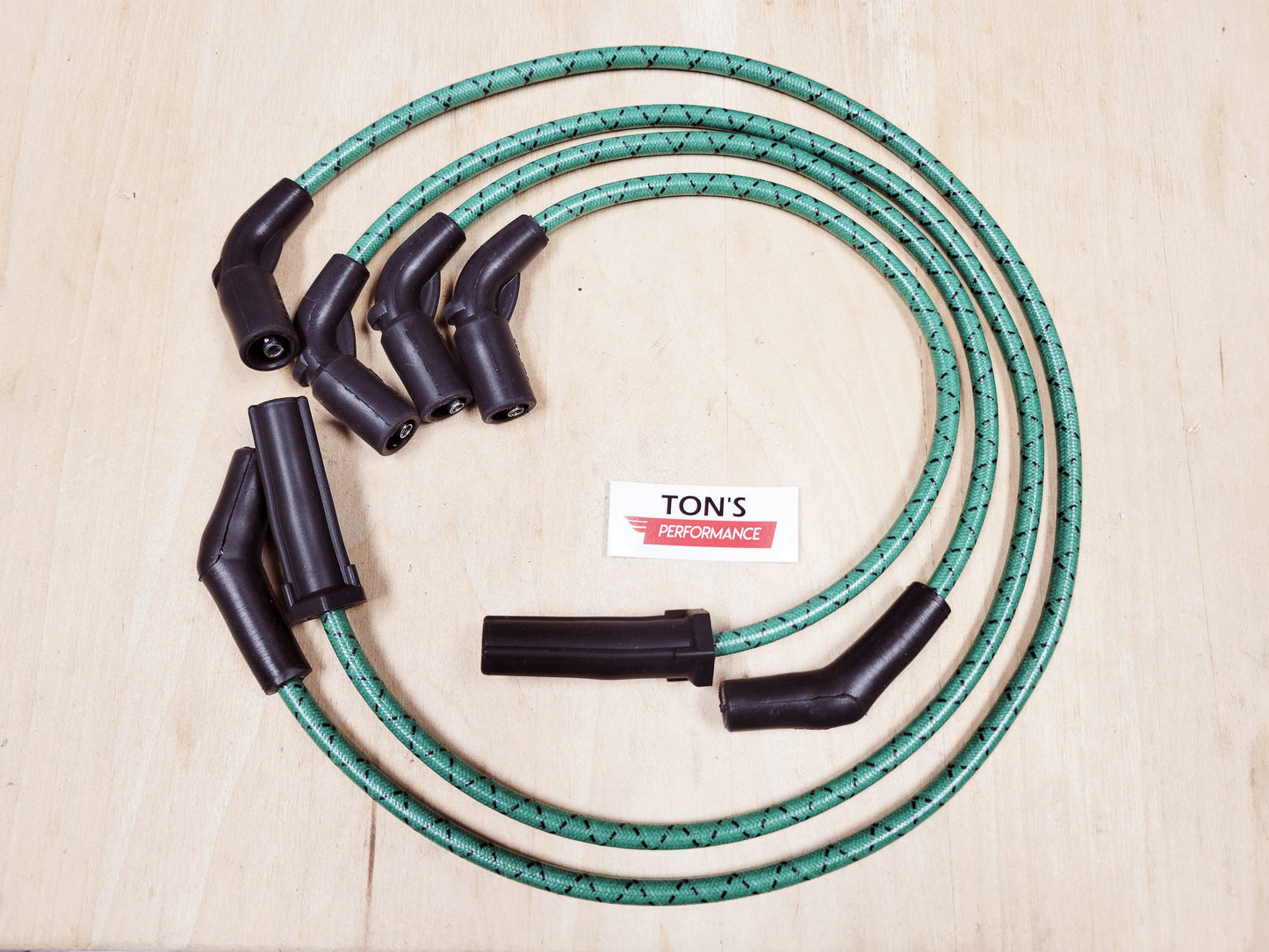 Cloth Braided 8mm Harley Davidson 2017-2023 M8 Road King / Street Glide FLHX Spark Plug Wires