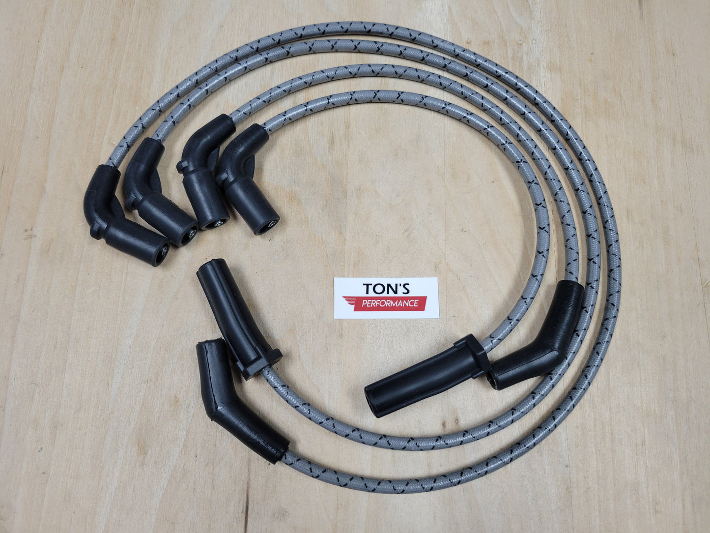 Cloth Braided 8mm Harley Davidson 2017-2023 M8 Road King / Street Glide FLHX Spark Plug Wires