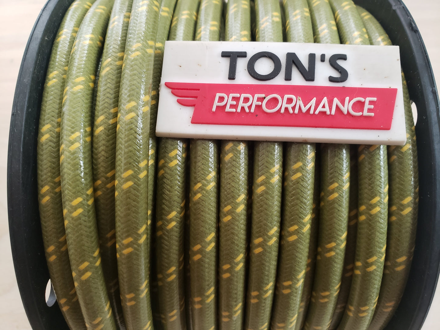 Cloth Braided Plug Wires Harley Sportster 2004 - 2006 / PAIR OF REPLACEMENT OEM LENGTH WIRES