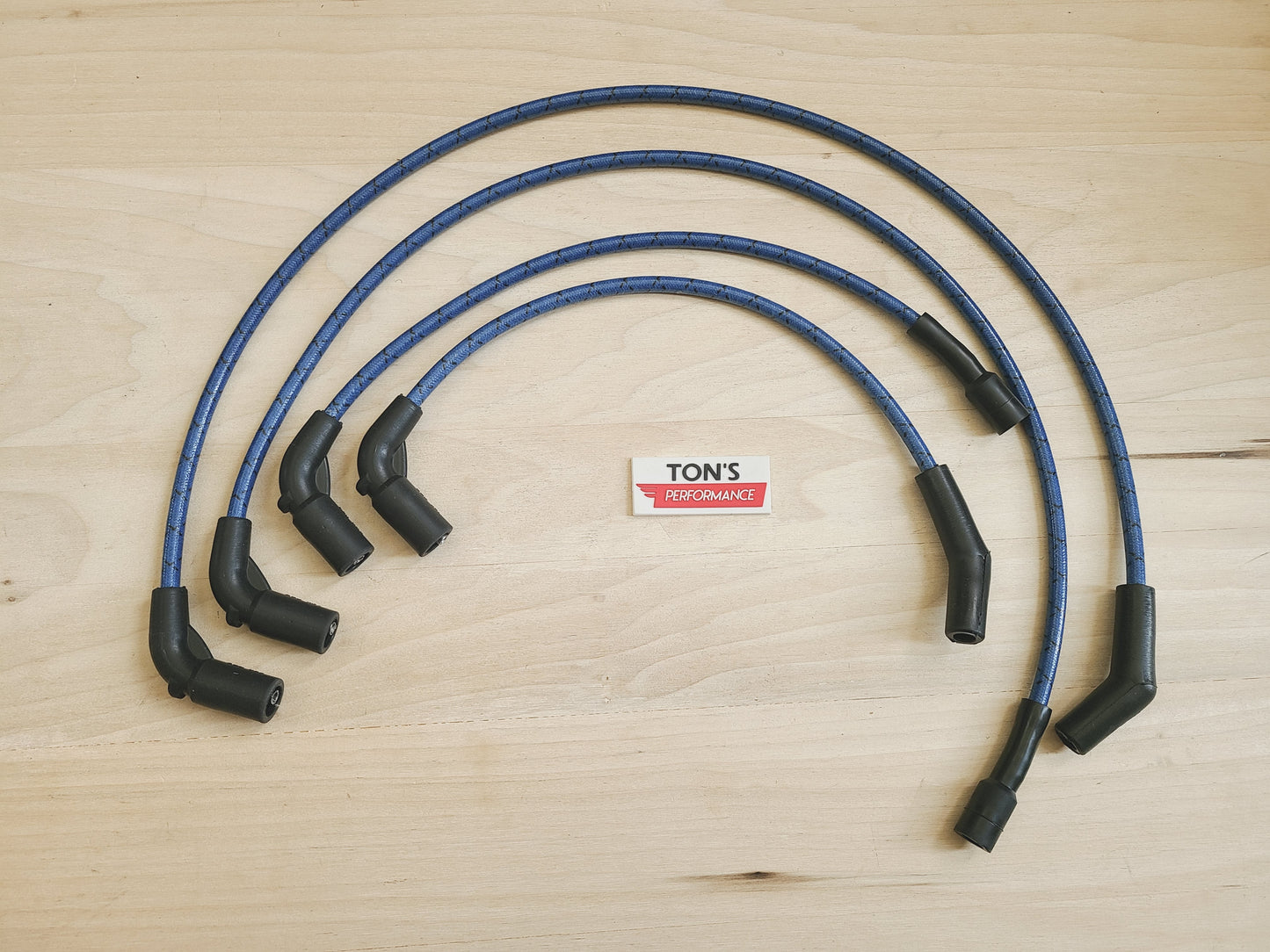 Cloth Braided 8mm Harley Davidson 2017-2023 M8 Road King / Street Glide FLHX Spark Plug Wires