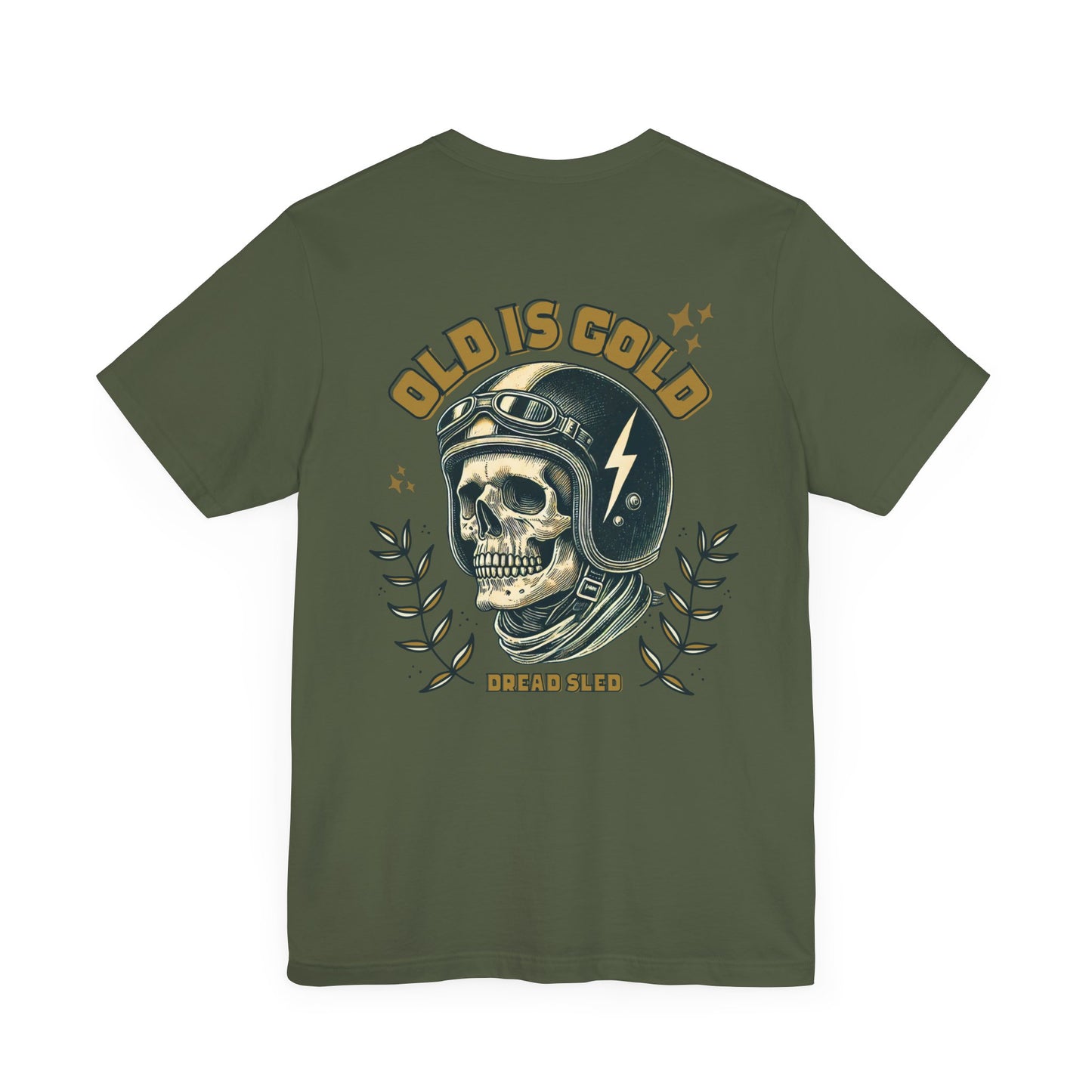 'Old is Gold' Vintage Skull Graphic Tee
