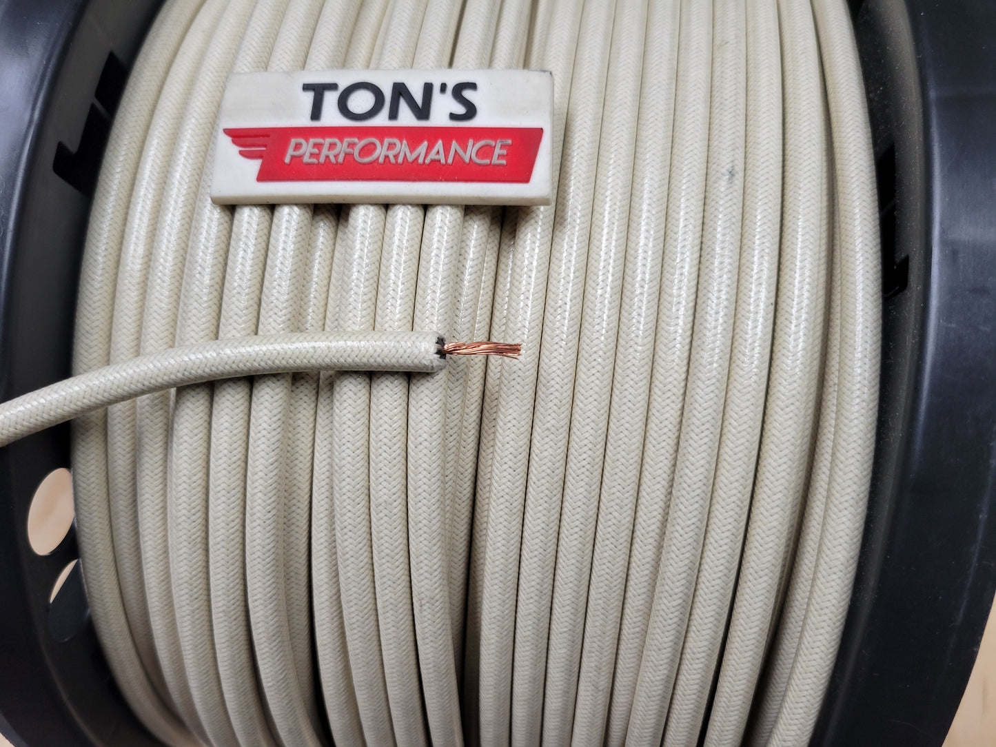 Cloth Braided Plug Wires Harley Sportster 1988 - 2003 / PAIR OF SHORT WIRES FOR RELOCATED COIL