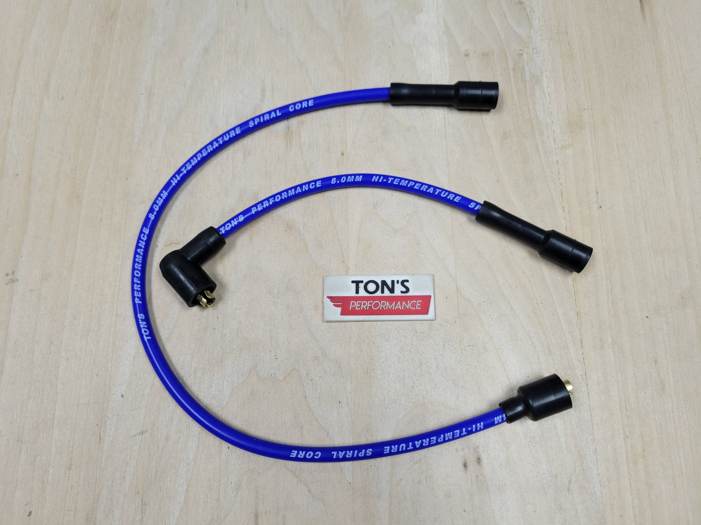 Ton's Performance Silicone 8mm Plug Wires Harley Sportster 1988 - 2003 / OEM Replacement