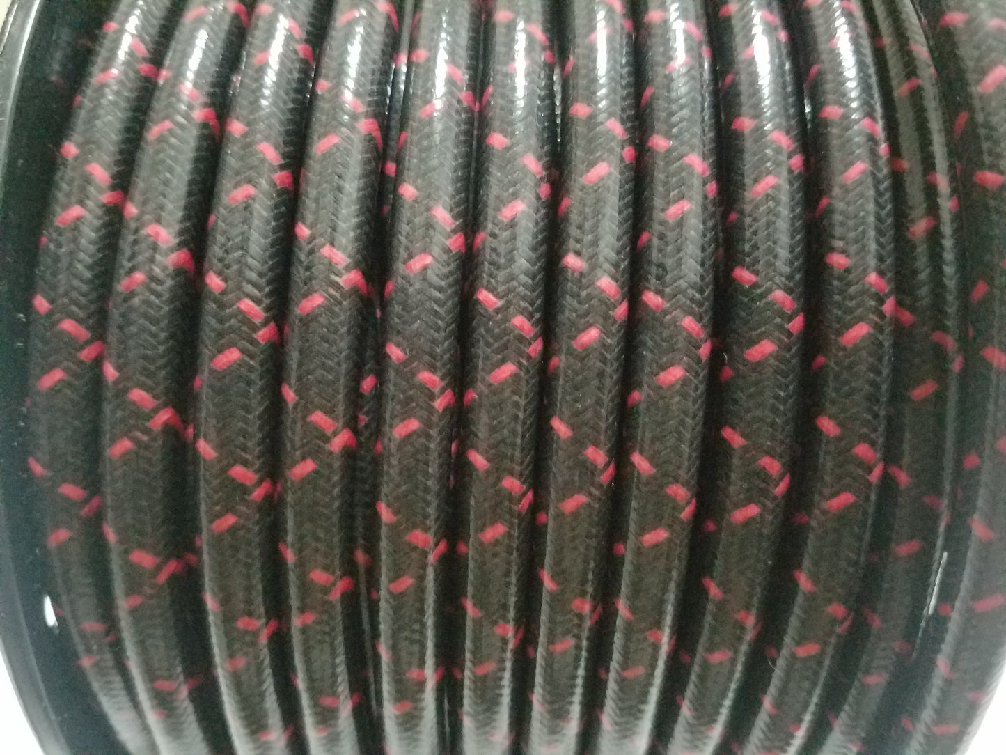 Cloth Braided Plug Wires Harley Sportster 2004 - 2006 / PAIR OF REPLACEMENT OEM LENGTH WIRES
