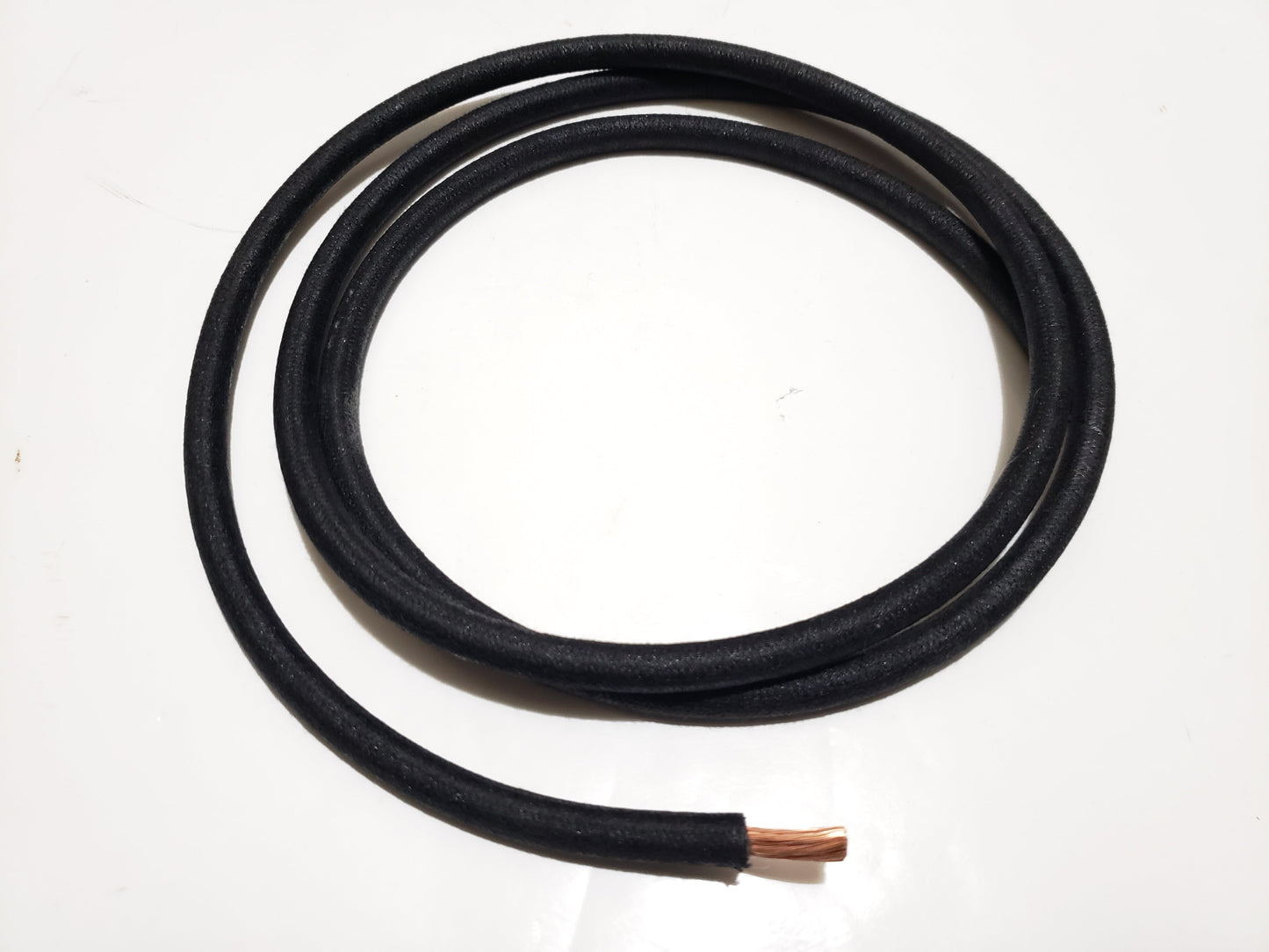 4 Gauge Cloth Braided Battery Cable Wire [Sold By The Foot]