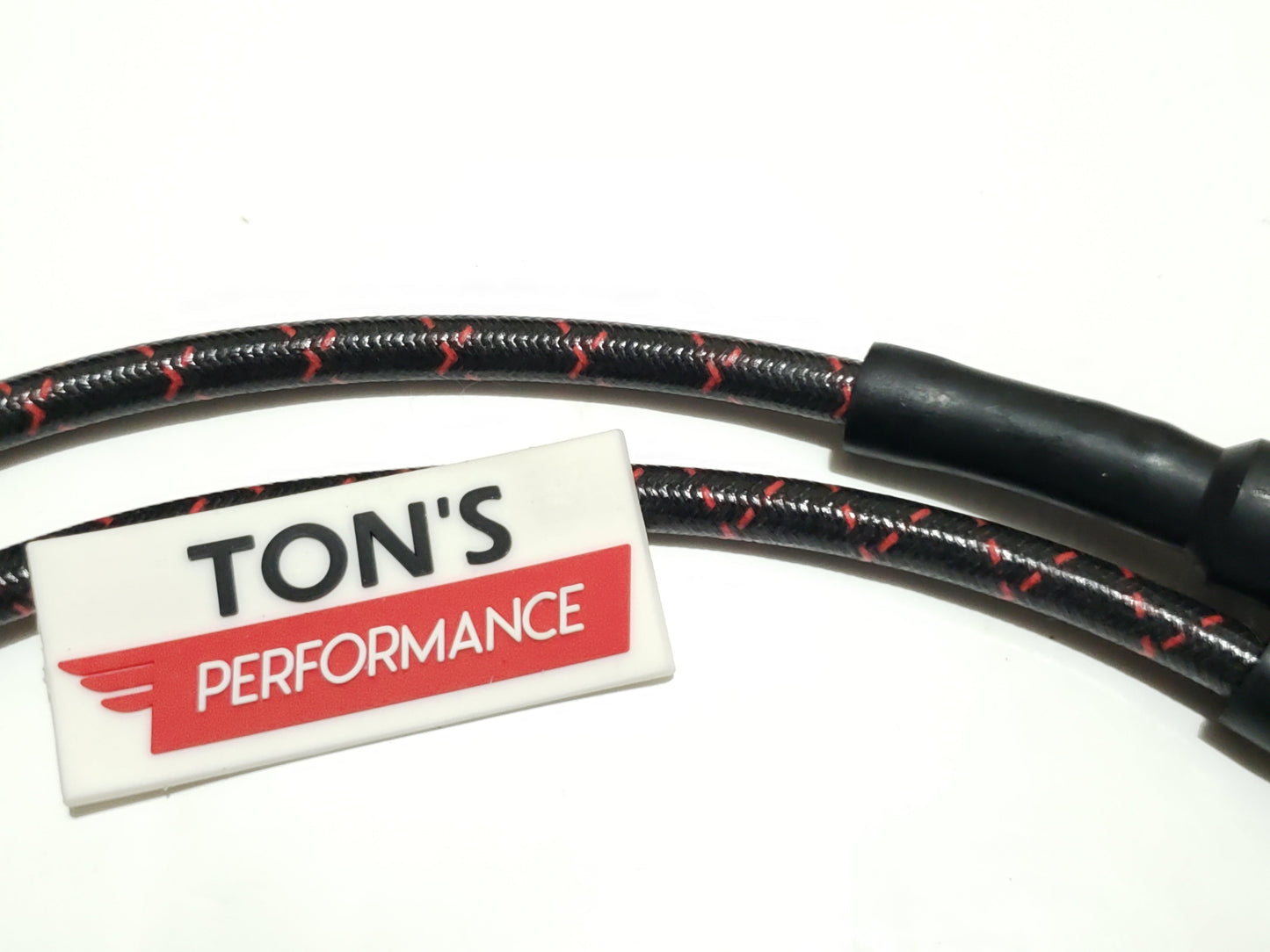 Cloth Braided Plug Wires Harley Dyna Softail 1999 - 2017 / PAIR OF REPLACEMENT OEM LENGTH WIRES