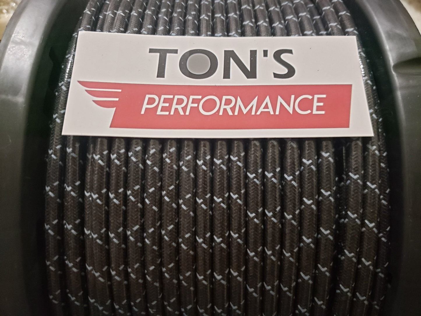 Cloth Braided Plug Wires Harley Sportster 2004 - 2006 / PAIR OF REPLACEMENT OEM LENGTH WIRES