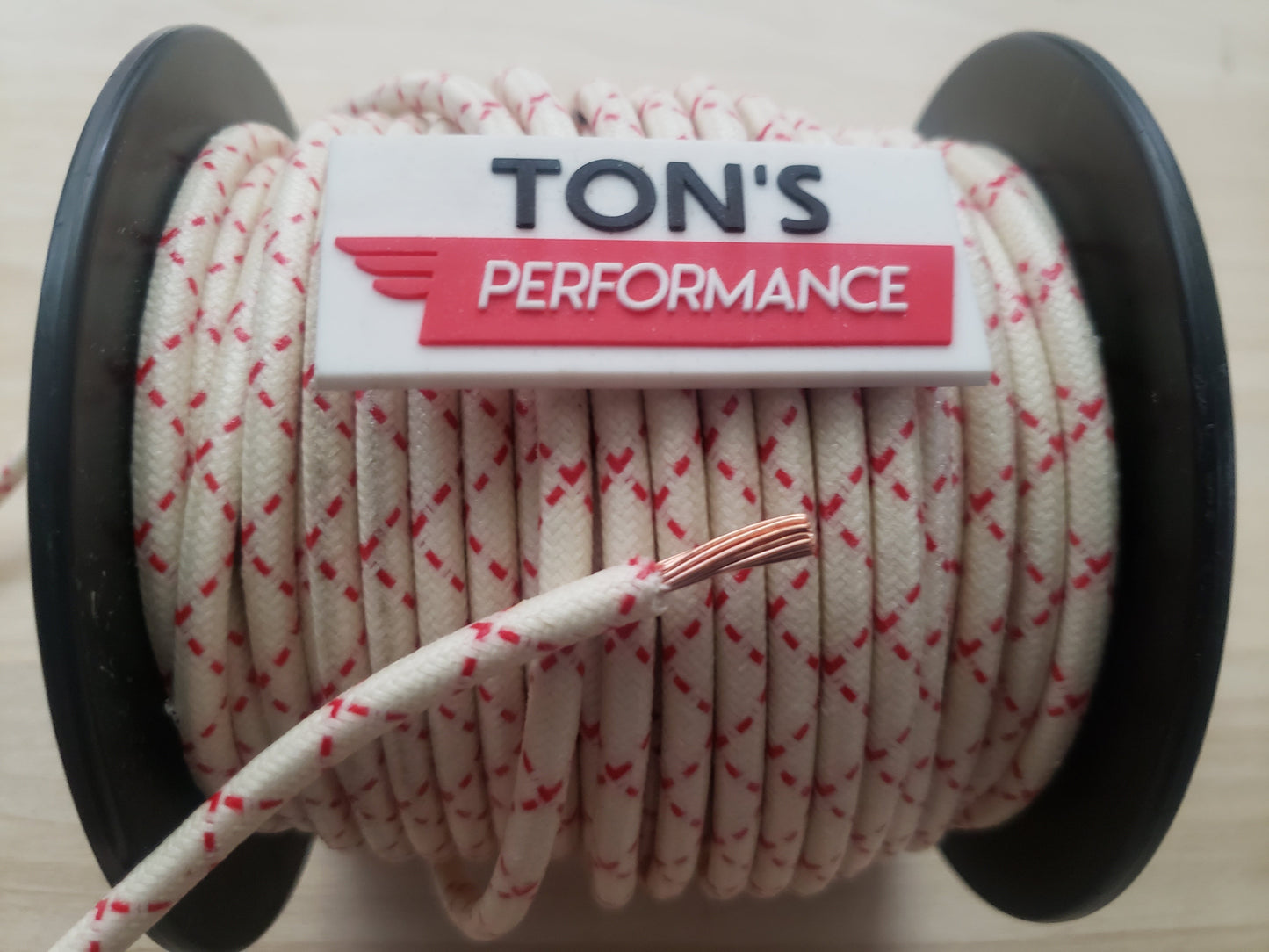10 Gauge Cloth Braided Primary Wire [Sold By The Foot]