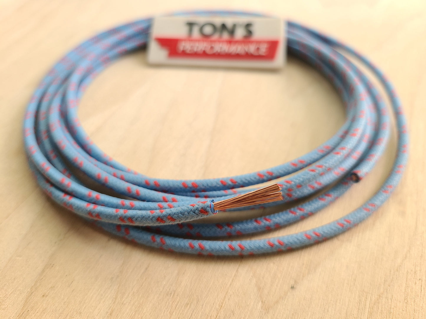 18 Gauge Cloth Braided Primary Wire [Sold By The Foot]