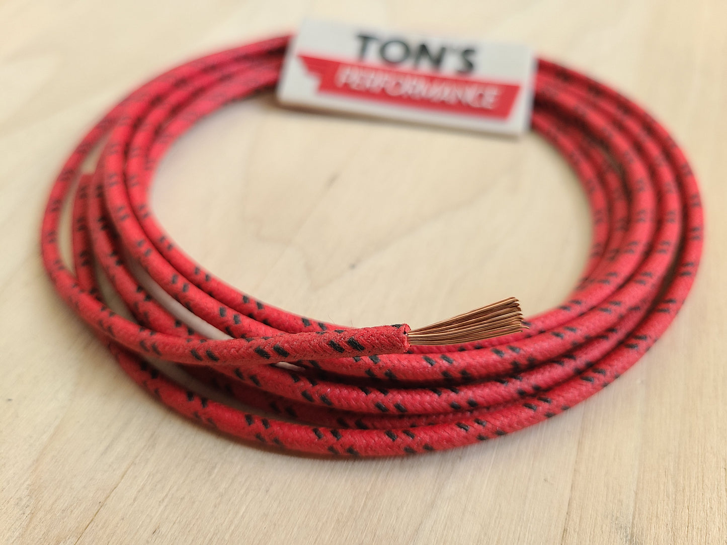 18 Gauge Cloth Braided Primary Wire [Sold By The Foot]