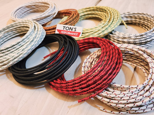 18 Gauge Cloth Braided Primary Wire [Sold By The Foot]