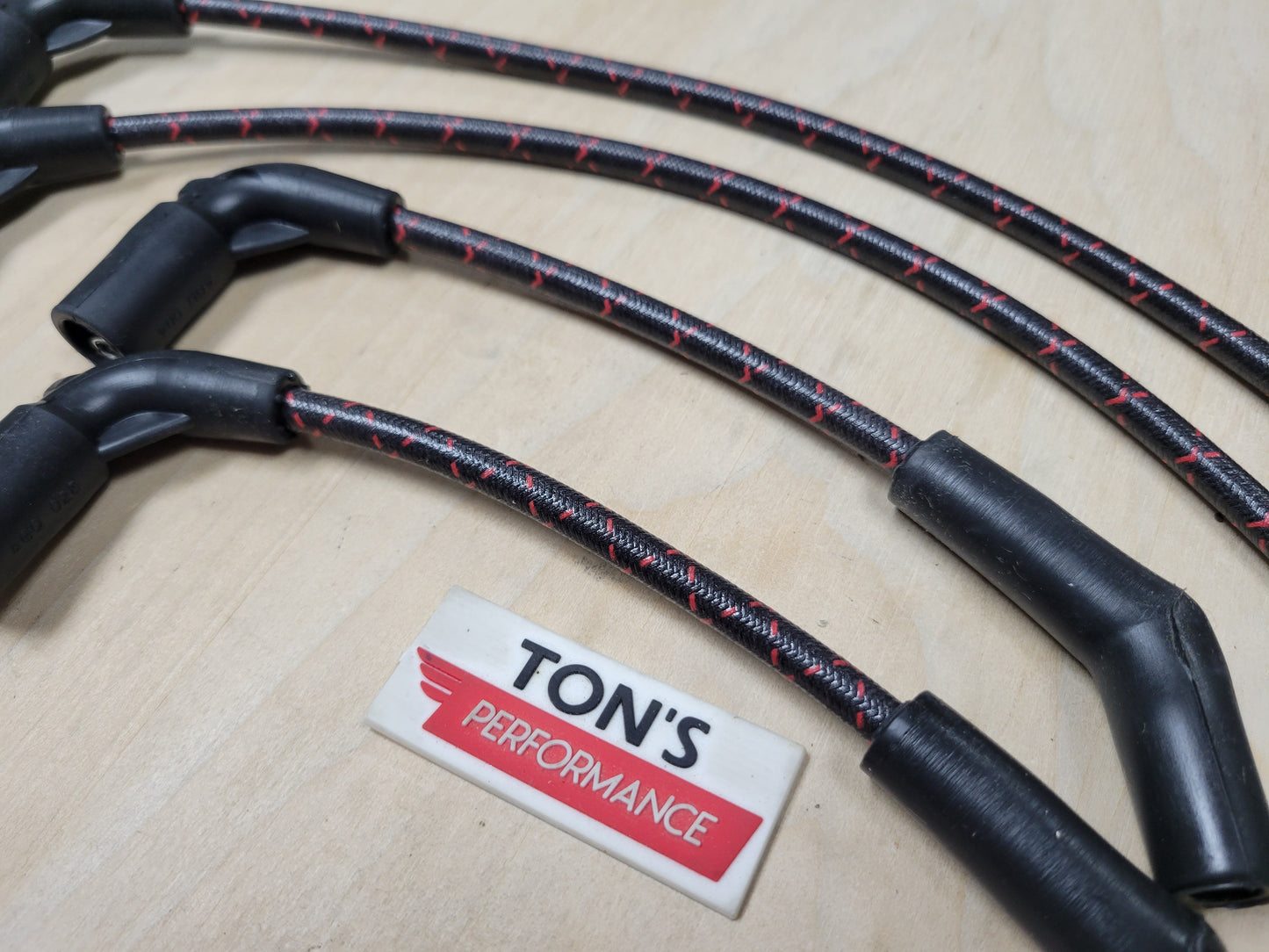 Cloth Braided Plug Wires M8 Harley Softail 2018+ / Road King ST, CVO Street Glide 2024+