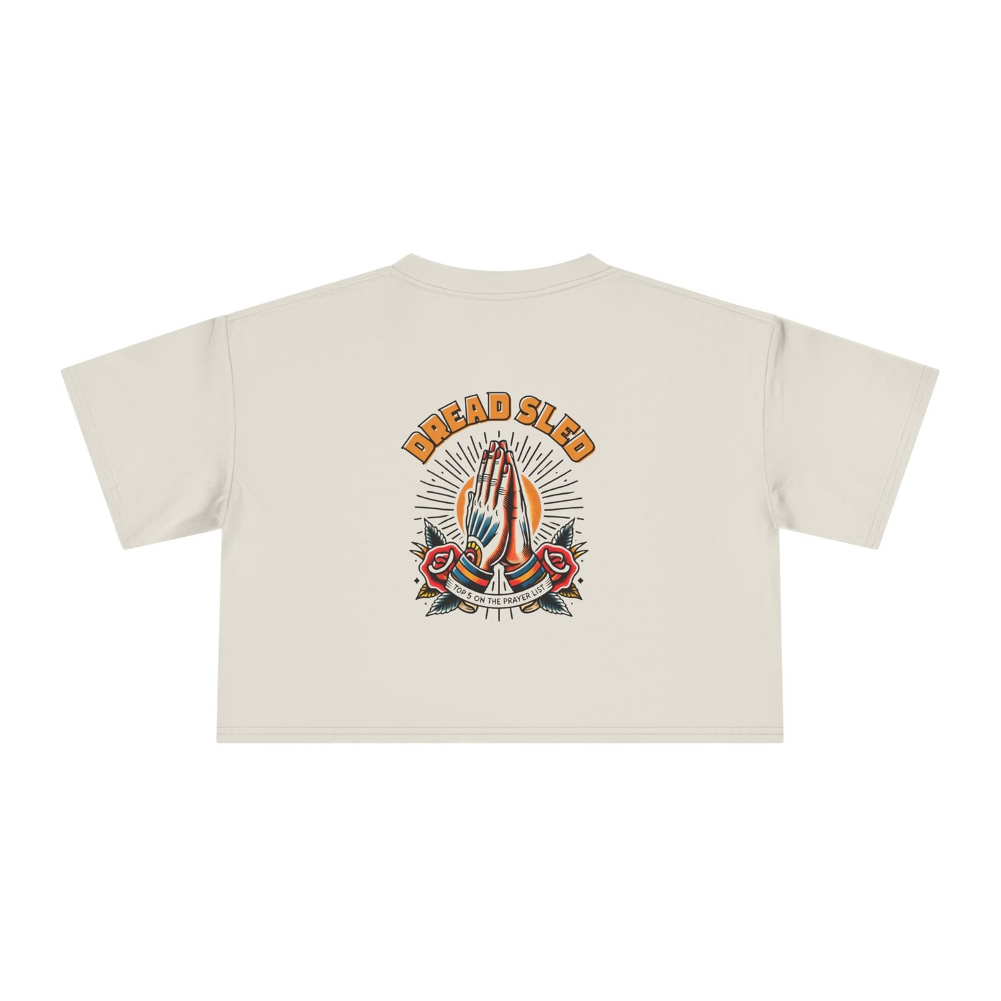 Top 5 on the Prayer List – Cropped & Cursed Women's Tee