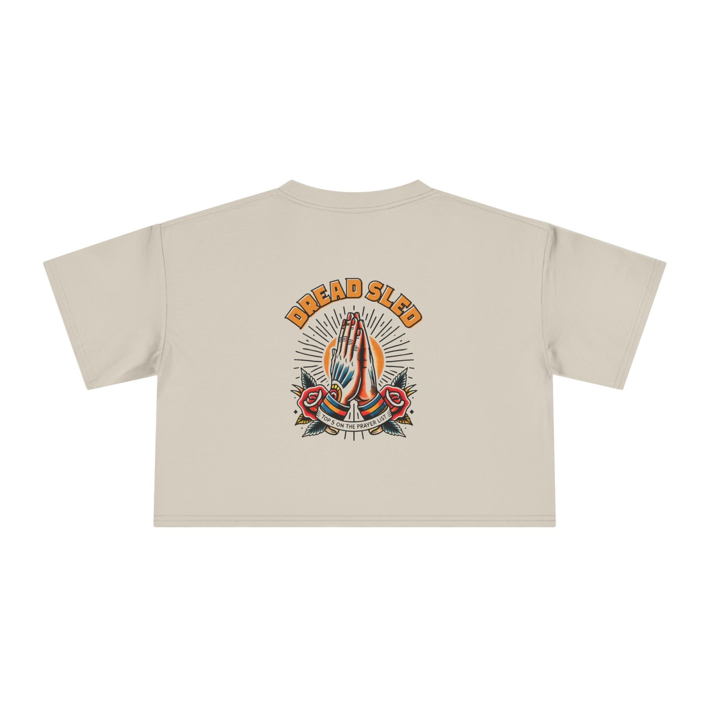Top 5 on the Prayer List – Cropped & Cursed Women's Tee