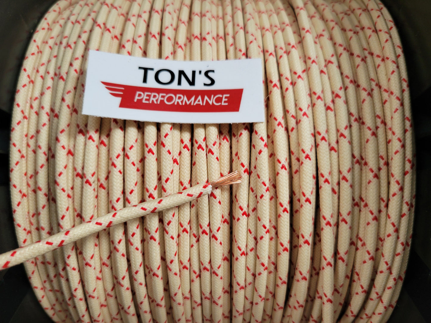 12 Gauge Cloth Braided Primary Wire [Sold By The Foot]
