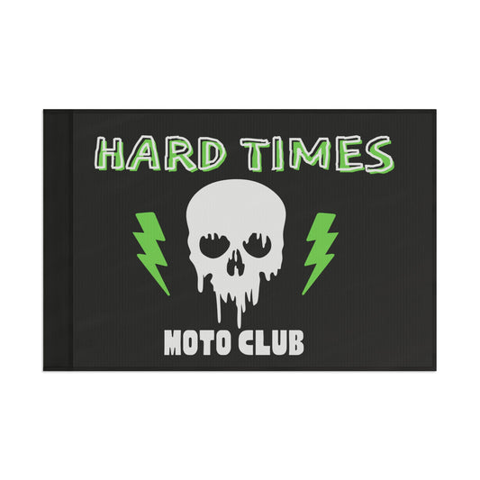 Hard Time Moto Club Flag | Dread Sled