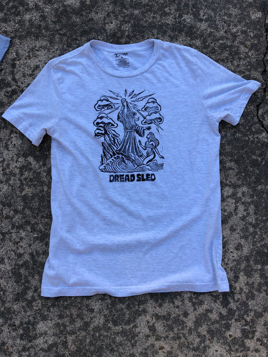 Limited Run Linocut Shirt- Wizard