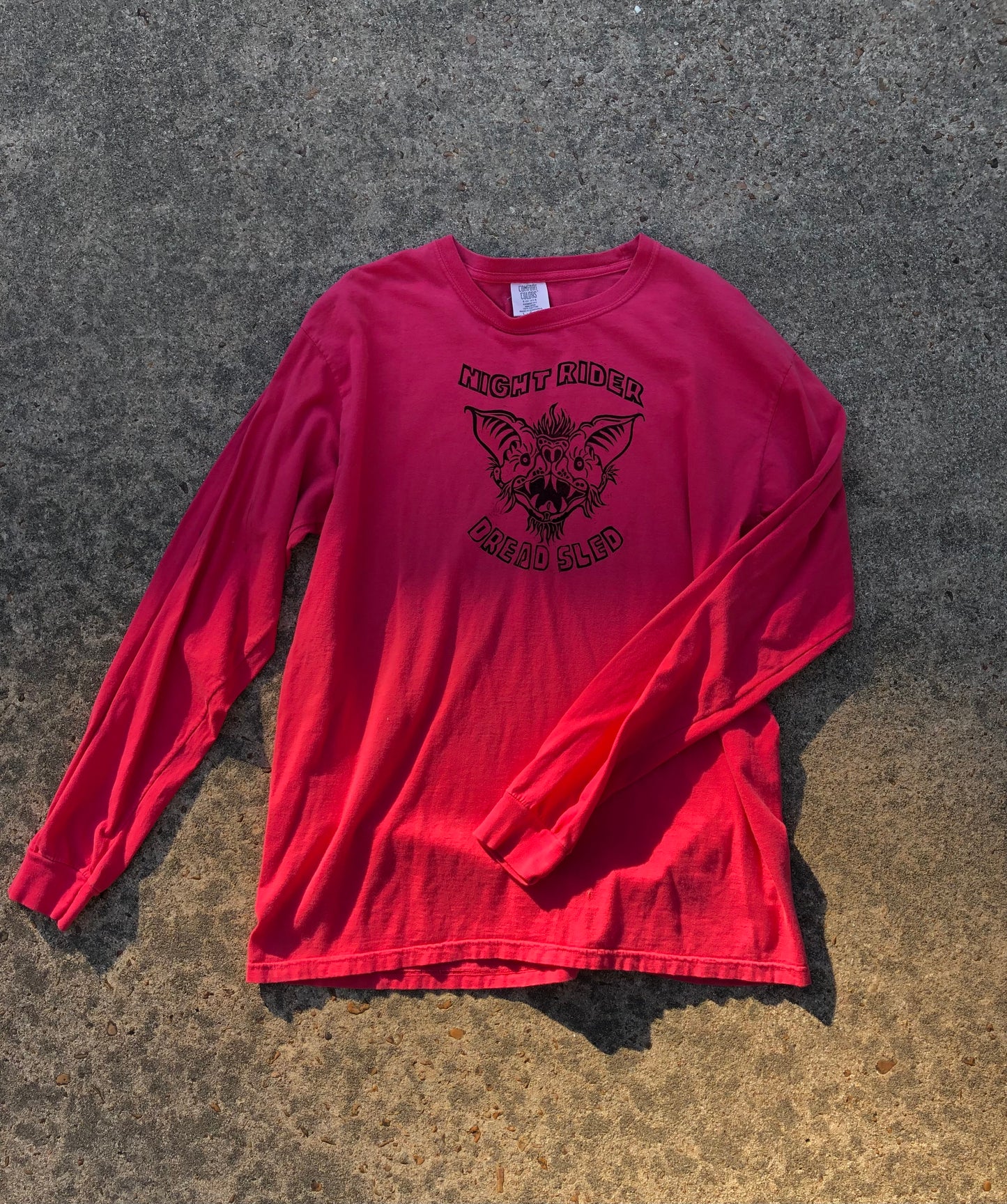 Limited Run Linocut Shirt- Night Rider