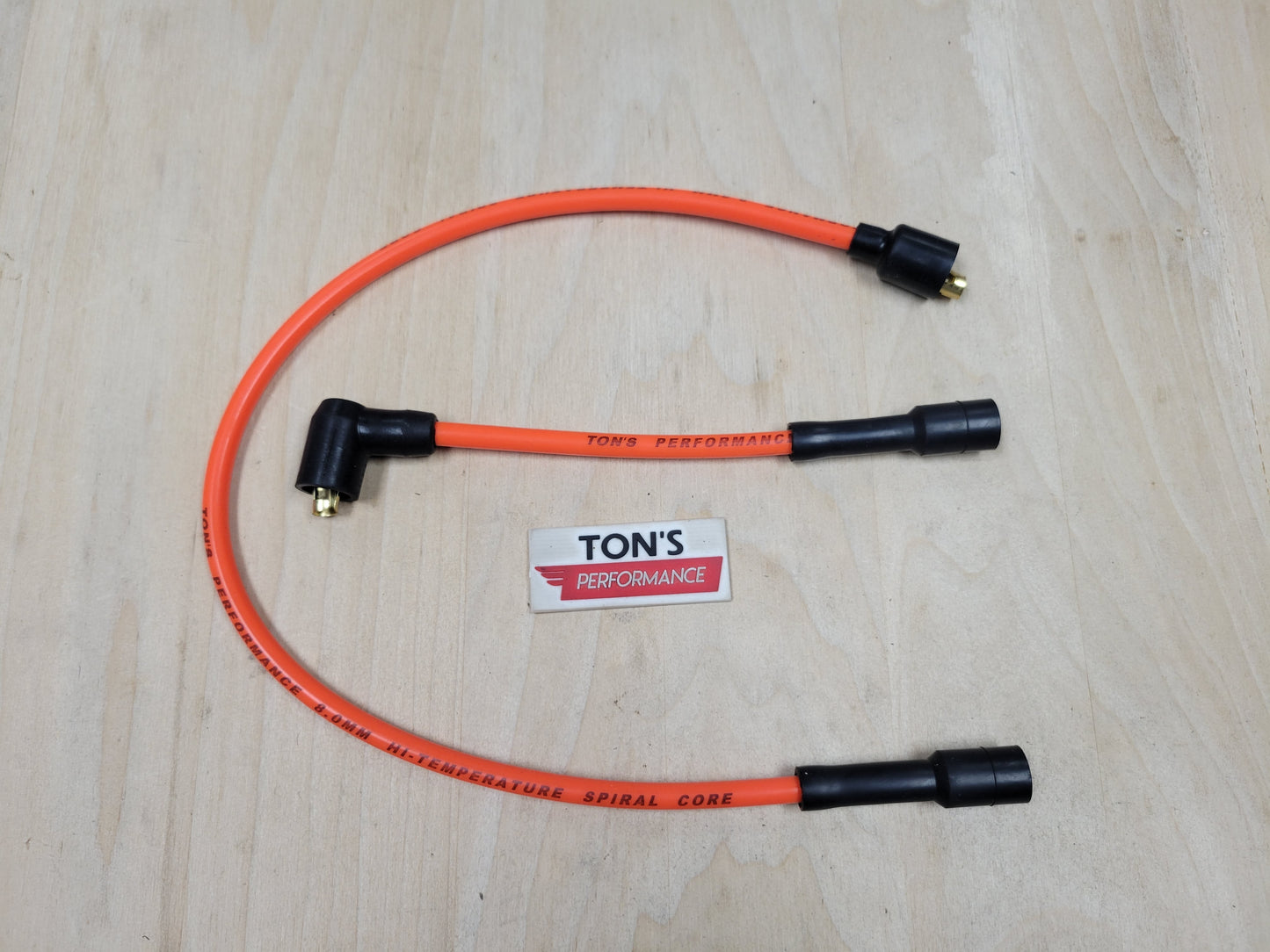 Ton's Performance Silicone 8mm Plug Wires Harley Sportster 1988 - 2003 / OEM Replacement