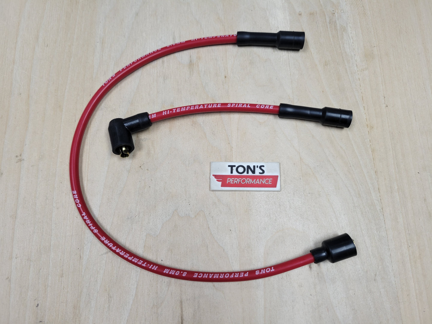 Ton's Performance Silicone 8mm Plug Wires Harley Sportster 1988 - 2003 / OEM Replacement