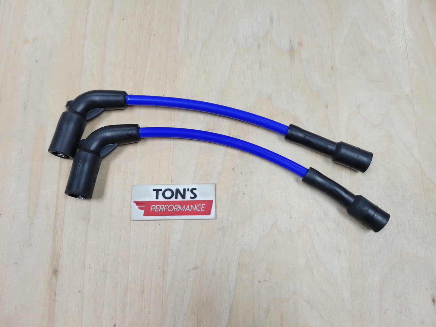 Silicone Plug Wires Harley Sportster 2007+ / PAIR OF SHORT WIRES FOR RELOCATED COIL