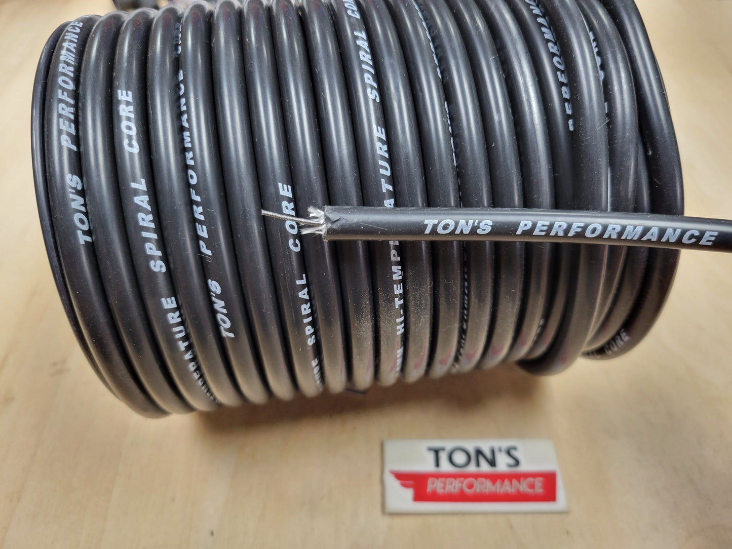 Ton's Performance 8mm Spiral Suppression Core 100% Silicone Spark Plug wire [Sold By The Foot]