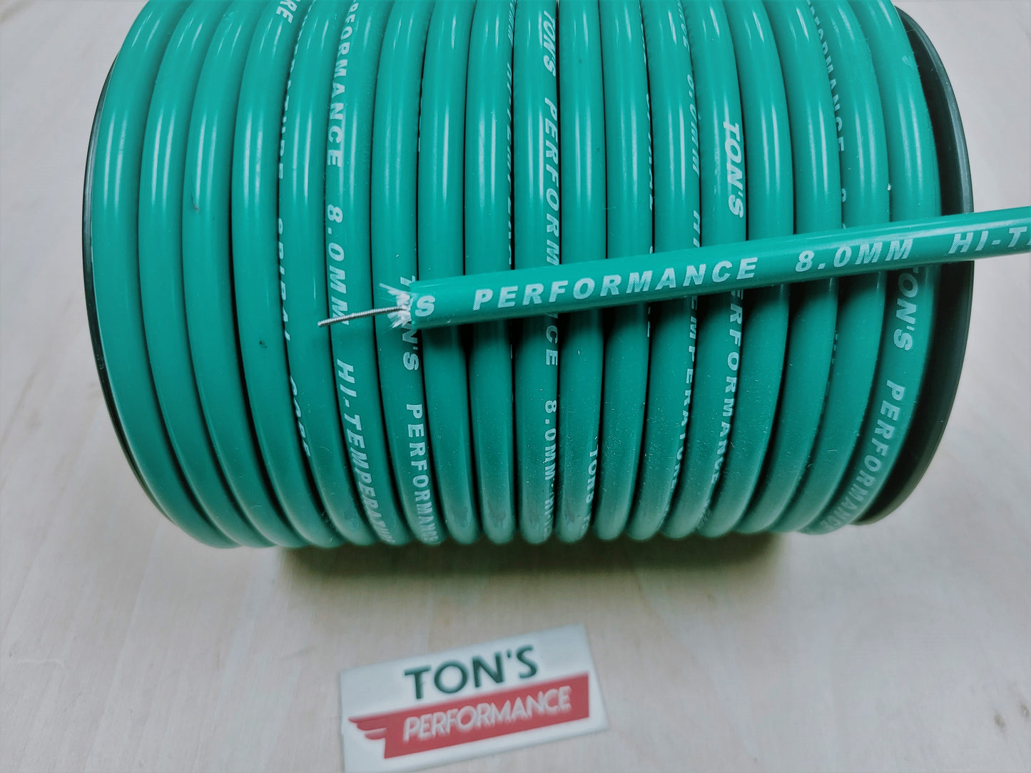 Ton's Performance 8mm Spiral Suppression Core 100% Silicone Spark Plug wire [Sold By The Foot]
