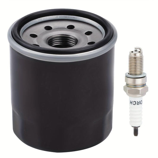 Hipa DPR8EA-9 D8RTC-9 Spark Plug HF303 Oil Filter For Kawasaki For Honda For Yamaha For Polaris ATV Motorcycle CB400 CBR600 VF750 VT600 ER650 ZX1000